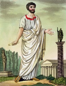 Tribune of the People, nro 37 "Antique Rome" -teoksesta, kaivertanut Labrousse, julkaistu 1796